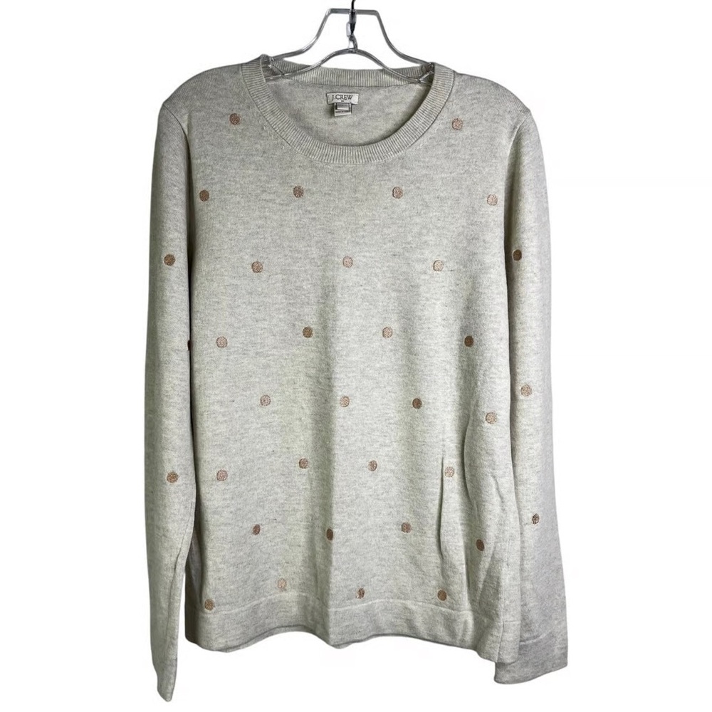 Gray Polka Dot Sweater